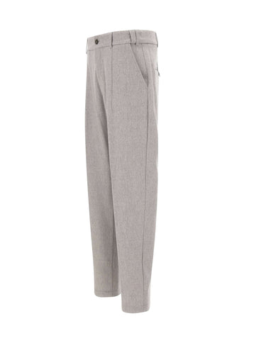 ELEVENTY Pantaloni in lana e cashmere GREY Uomo 