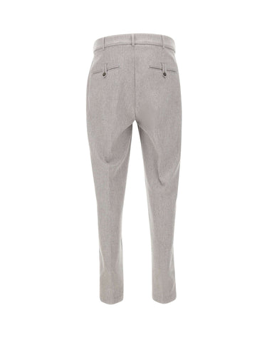 ELEVENTY Pantaloni in lana e cashmere GREY Uomo 