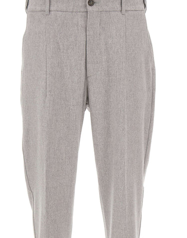 ELEVENTY Pantaloni in lana e cashmere GREY Uomo 