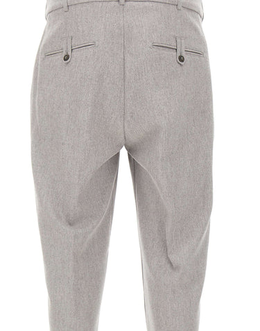 ELEVENTY Pantaloni in lana e cashmere GREY Uomo 