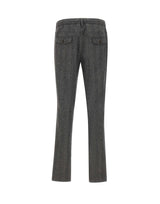 ELEVENTY Pantaloni in misto lana con coulisse GREY Uomo 