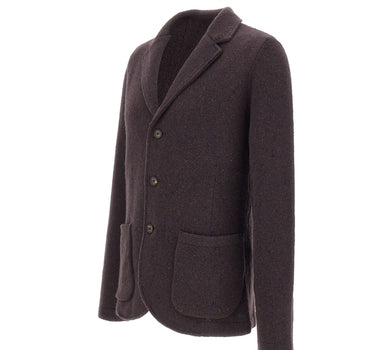 ELEVENTY Blazer in misto lana e cashmere BROWN Uomo 