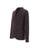 ELEVENTY Blazer in misto lana e cashmere BROWN Uomo 