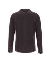 ELEVENTY Blazer in misto lana e cashmere BROWN Uomo 