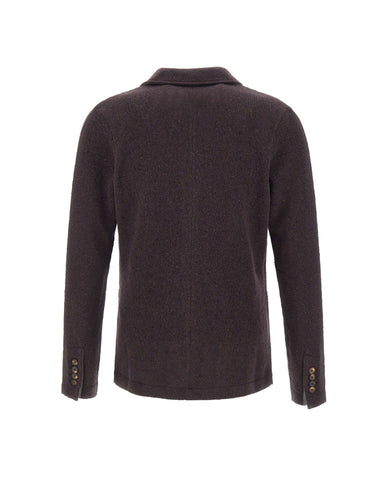 ELEVENTY Blazer in misto lana e cashmere BROWN Uomo 