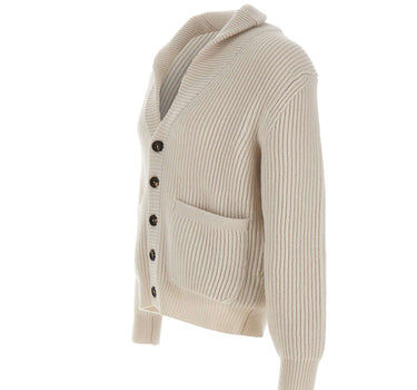 Cardigan in lana a coste N76MAGN11 MAG0L00102N ELEVENTY 