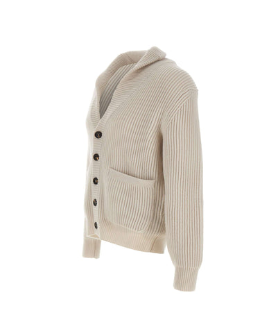 Cardigan in lana a coste N76MAGN11 MAG0L00102N ELEVENTY 