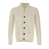 ELEVENTY Cardigan in lana WHITE Uomo 
