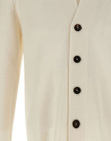 ELEVENTY Cardigan in lana WHITE Uomo 