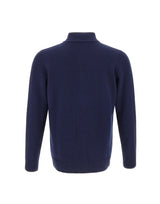 ELEVENTY Cardigan in lana BLUE Uomo 