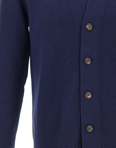 ELEVENTY Cardigan in lana BLUE Uomo 