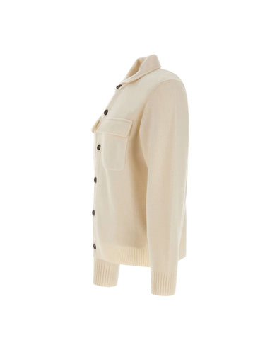 Camicia in maglia di lana e cashmere N76MAGN74 MAG0N10201 ELEVENTY 