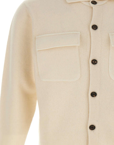 Camicia in maglia di lana e cashmere N76MAGN74 MAG0N10201 ELEVENTY 