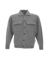 Camicia in maglia di lana e cashmere N76MAGN74 MAG0N10214 ELEVENTY 