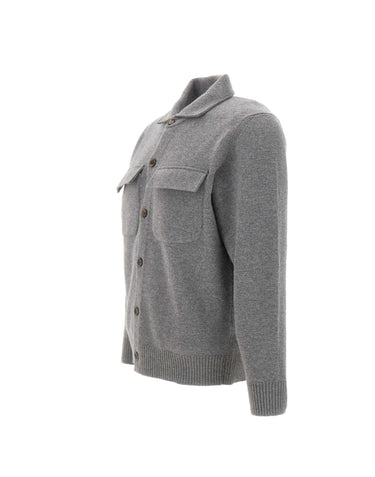 Camicia in maglia di lana e cashmere N76MAGN74 MAG0N10214 ELEVENTY 