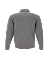 Camicia in maglia di lana e cashmere N76MAGN74 MAG0N10214 ELEVENTY 