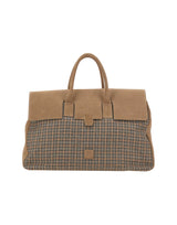ELEVENTY Borsa in pelle scamosciata e tessuto MULTICOLOR Uomo 