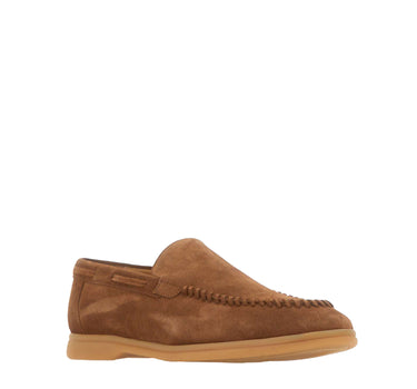 ELEVENTY Mocassini in pelle scamosciata BROWN Uomo 