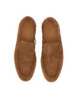 ELEVENTY Mocassini in pelle scamosciata BROWN Uomo 