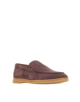 ELEVENTY Mocassini in pelle scamosciata PURPLE Uomo 