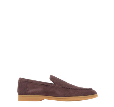 ELEVENTY Mocassini in pelle scamosciata PURPLE Uomo 