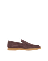 ELEVENTY Mocassini in pelle scamosciata PURPLE Uomo 