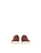 ELEVENTY Sneakers slip-on in pelle scamosciata RED Uomo 