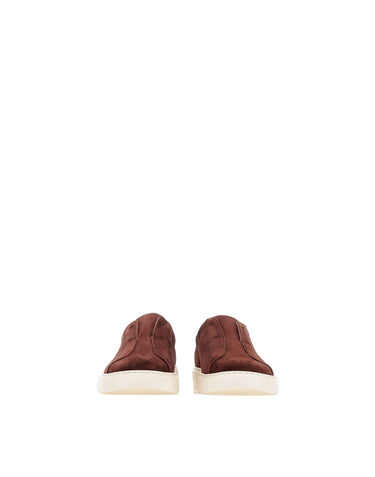 ELEVENTY Sneakers slip-on in pelle scamosciata RED Uomo 
