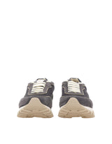ELEVENTY Sneakers in pelle scamosciata e tessuto BLUE Uomo 