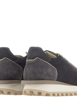 ELEVENTY Sneakers in pelle scamosciata e tessuto BLUE Uomo 