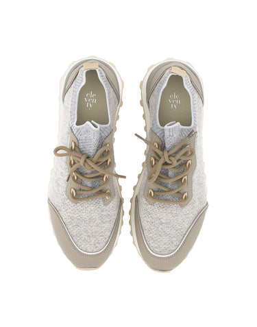 ELEVENTY Sneakers in maglia di misto lana GREY Uomo 