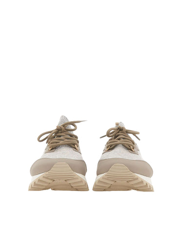 ELEVENTY Sneakers in maglia di misto lana GREY Uomo 
