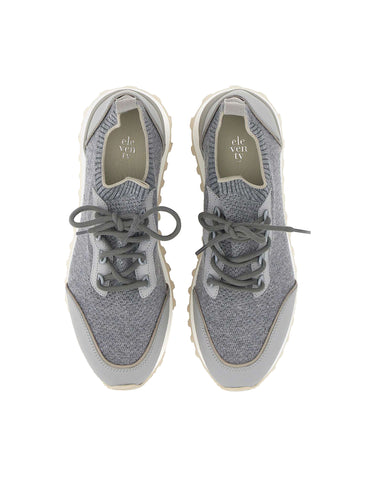 ELEVENTY Sneakers in maglia di misto lana GREY Uomo 