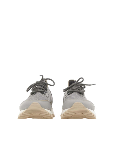 ELEVENTY Sneakers in maglia di misto lana GREY Uomo 