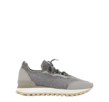 ELEVENTY Sneakers in maglia di misto lana GREY Uomo 