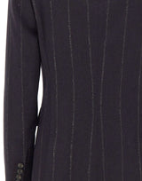 ELEVENTY Blazer doppiopetto in misto lana BLUE Donna 