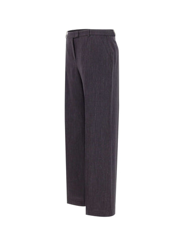 Pantaloni in misto lana, seta e lino N85PANG03 TES0L060177 ELEVENTY 