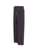 ELEVENTY Pantaloni in misto lana, seta e lino BLUE Donna 