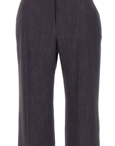 Pantaloni in misto lana, seta e lino N85PANG03 TES0L060177 ELEVENTY 