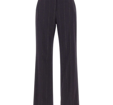 ELEVENTY Pantaloni in misto lana e seta BLUE Donna 