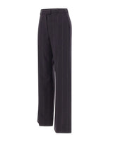 ELEVENTY Pantaloni in misto lana e seta BLUE Donna 