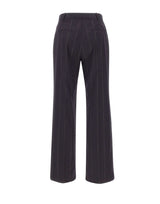 ELEVENTY Pantaloni in misto lana e seta BLUE Donna 