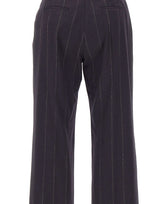 ELEVENTY Pantaloni in misto lana e seta BLUE Donna 