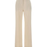ELEVENTY Pantaloni in misto lana, seta e lino WHITE Donna 