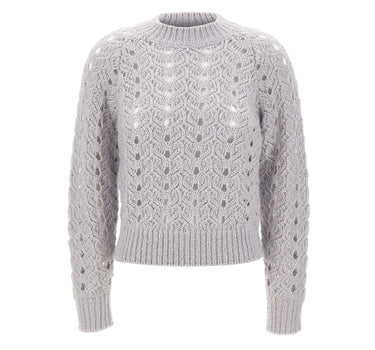 ELEVENTY Maglia in lana, mohair e seta GREY Donna 