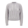 ELEVENTY Maglia in lana, mohair e seta GREY Donna 