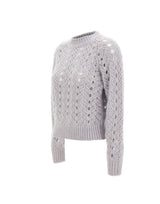 ELEVENTY Maglia in lana, mohair e seta GREY Donna 
