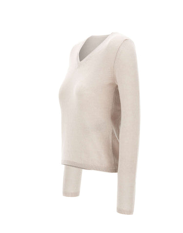 ELEVENTY Maglia in cashmere BEIGE Donna 