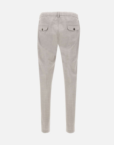 ELEVENTY Pantaloni  in fresco lana GREY Uomo 