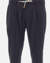 ELEVENTY Pantaloni in lana BLUE Uomo 